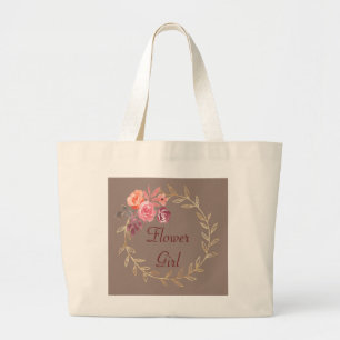 Grand Tote Bag Demoiselle d'honneur Mariée Mère de la mariée Mari