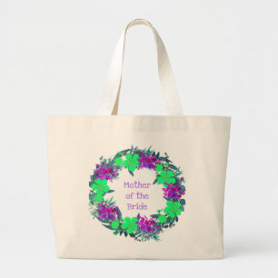 Grand Tote Bag Demoiselle d'honneur Mariée Mère du marié Fleurist