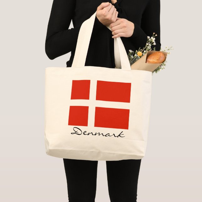 Grand Tote Bag Denmark with Dannebrog (Devant (produit))