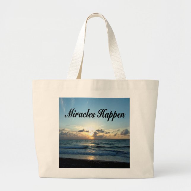 GRAND TOTE BAG DES MIRACLES SE PRODUISENT (Devant)