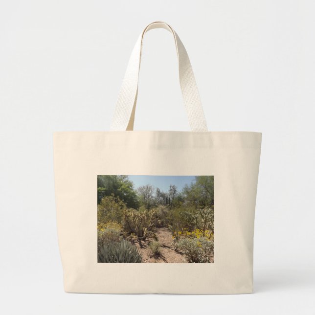 Grand Tote Bag Désert (Devant)