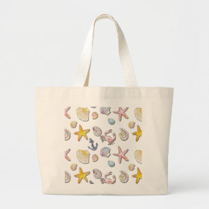 Grand Tote Bag Design de plage simple et agréable