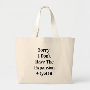 Grand Tote Bag Désolé pas encore d'extension jeu de société devis