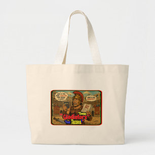 Grand Tote Bag Dessin humoristique de soldat romain