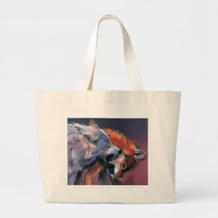 Grand Tote Bag Deux loups