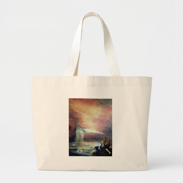 GRAND TOTE BAG DEUX SAINT JOHN ET FALLEN ANGEL (Devant)