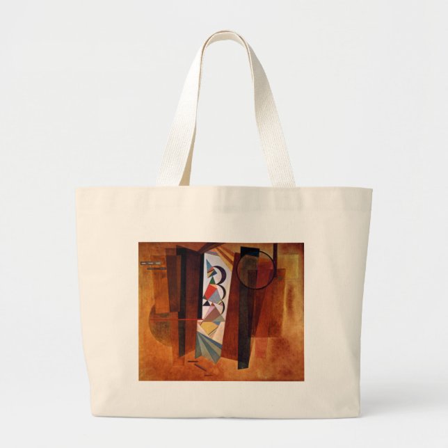 Grand Tote Bag Développement de Kandinsky dans la peinture Abstra (Devant)