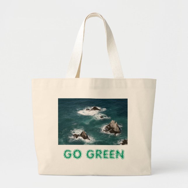 GRAND TOTE BAG DEVENEZ ÉCOLO (Devant)