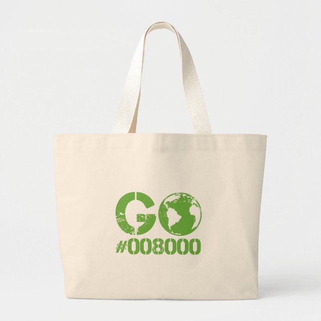 Grand Tote Bag Devenez écolo RVB CMKY (Devant)