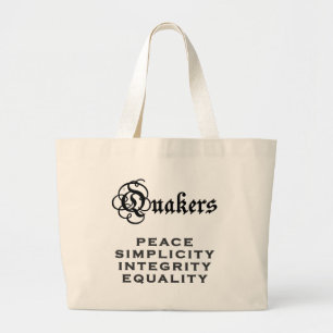 Grand Tote Bag Devise de quaker