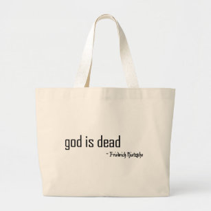 Grand Tote Bag "Dieu est mort"