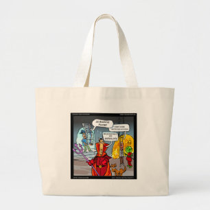 Grand Tote Bag Dîner en enfer Cadeaux drôles T-shirts Cartes etc.