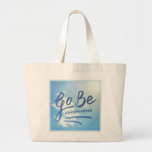 Grand Tote Bag Disparaissent soit le ciel aventureux