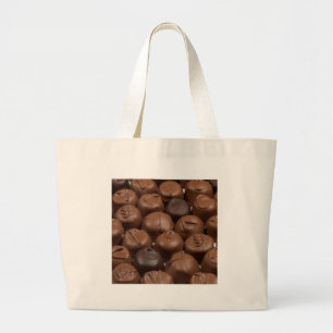 Grand Tote Bag Dites-le avec du chocolat !