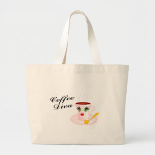 Grand Tote Bag Diva de café