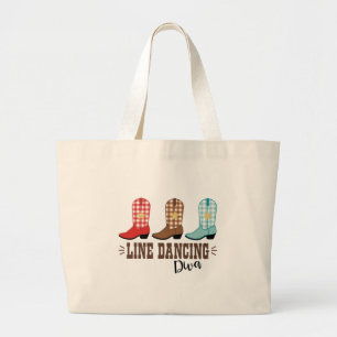 Grand Tote Bag Diva de la danse de ligne