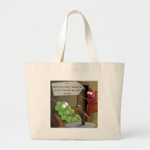 Grand Tote Bag Divorces aux raisins drôles