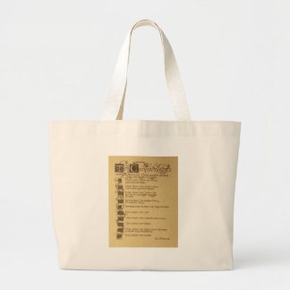 Grand Tote Bag dix commandements