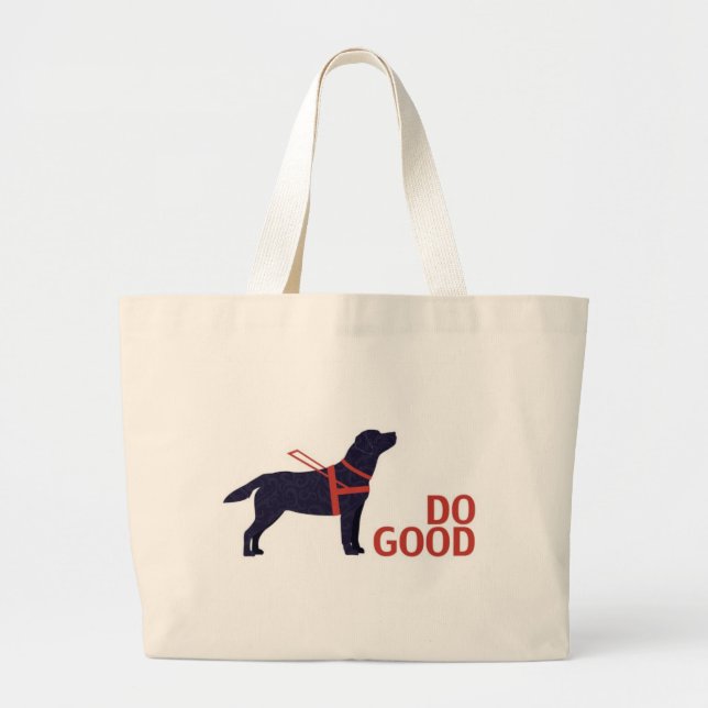 Grand Tote Bag Do Good - Service Chig - Black Lab (Devant)
