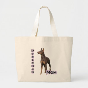Grand Tote Bag Doberman(rouille) Maman 4