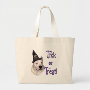 Grand Tote Bag Dogo Argentino Trick