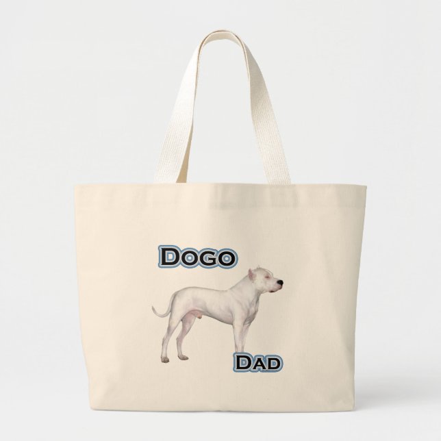 Grand Tote Bag Dogo Papa 4 (Devant)