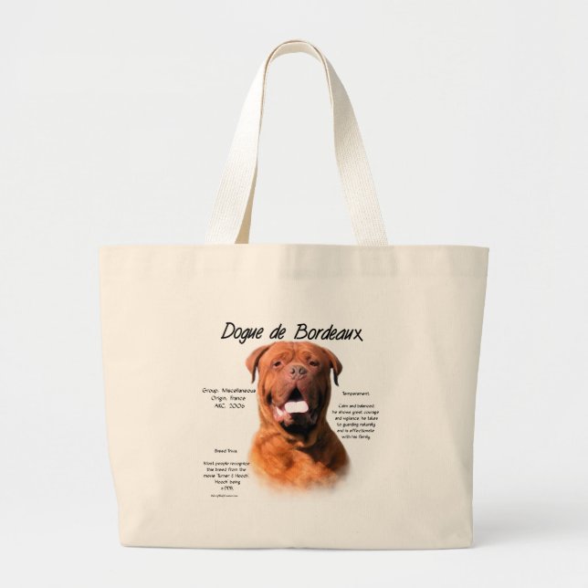 Grand Tote Bag Dogue de Bordeaux (Devant)