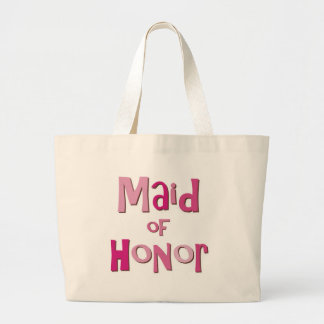 Grand Tote Bag Domestique de brun de rose d'honneur