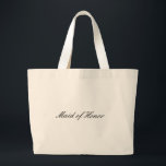 Grand Tote Bag Domestique d'honneur<br><div class="desc">cadeaux nuptiales</div>