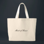 Grand Tote Bag Domestique d'honneur<br><div class="desc">cadeaux nuptiales</div>