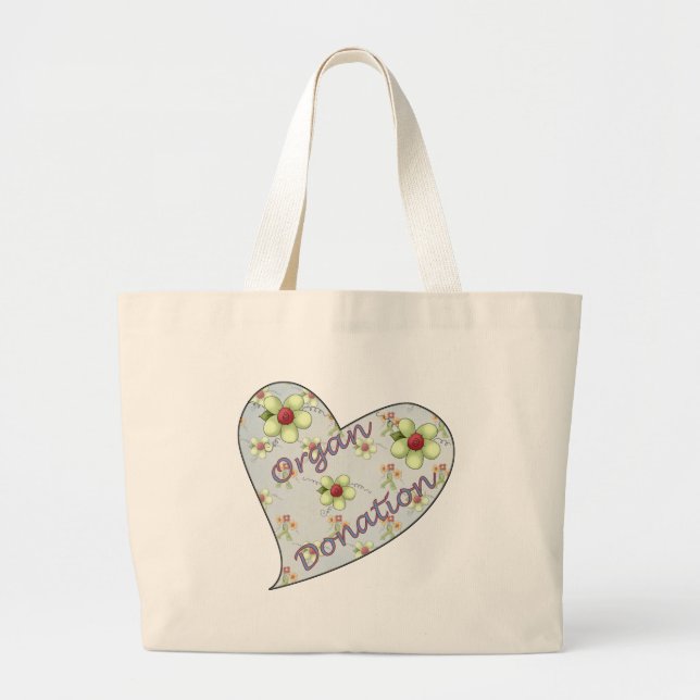 Grand Tote Bag Don d'organes (Devant)