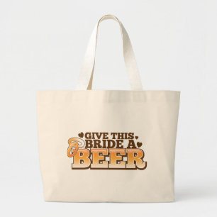 Grand Tote Bag DONNEZ à CETTE JEUNE MARIÉE une conception de