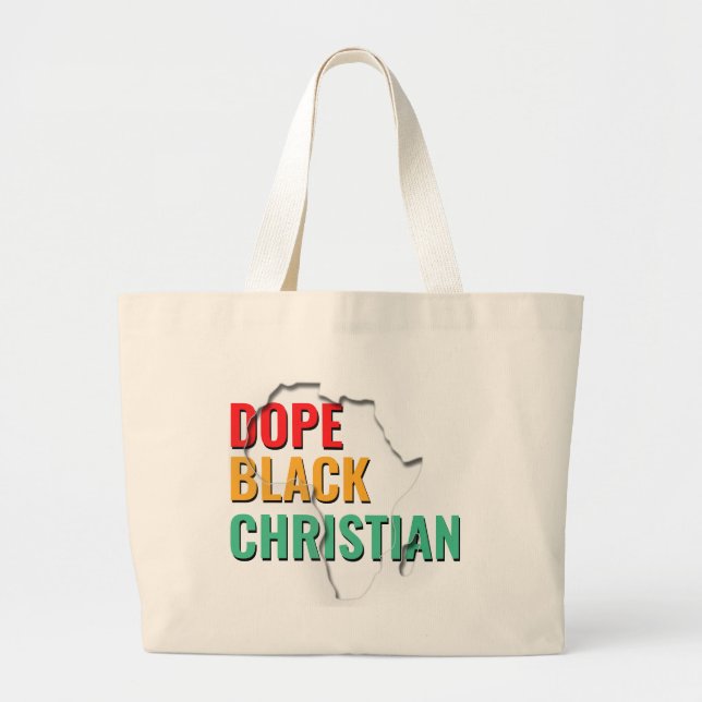 Grand Tote Bag Dope Black Christian (Devant)
