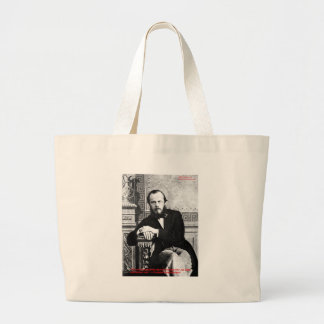 Grand Tote Bag Dostoïevski Citation "Dieu l'a voulu" Amour Cadeau