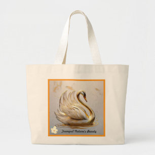 Grand Tote Bag "Douces vagues de paix"