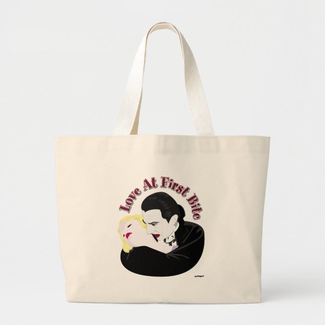 Grand Tote Bag Dracula, coup de foudre (Devant)
