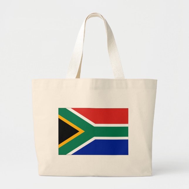 Grand Tote Bag Drapeau Afrique du Sud (Devant)