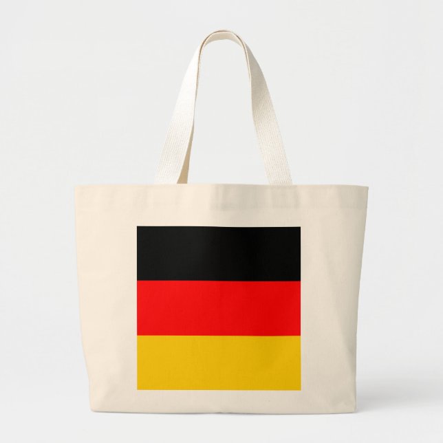 Grand Tote Bag Drapeau allemand (Devant)