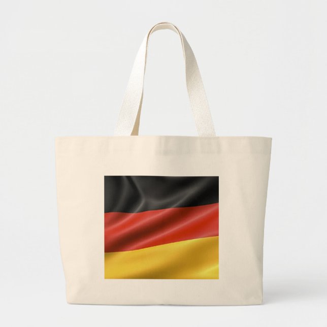 Grand Tote Bag Drapeau allemand (Devant)