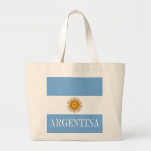 Grand Tote Bag Drapeau argentin Bandera De Argentina