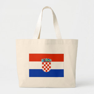 Grand Tote Bag Drapeau Croatie