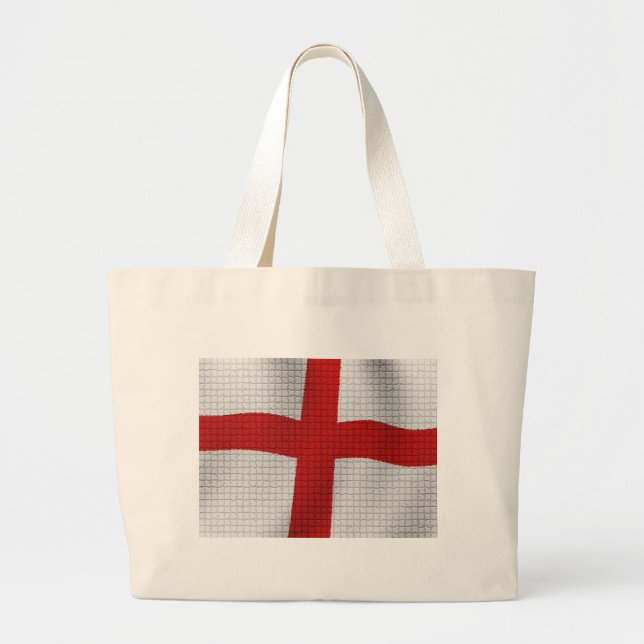 Grand Tote Bag Drapeau d'Angleterre (Devant)