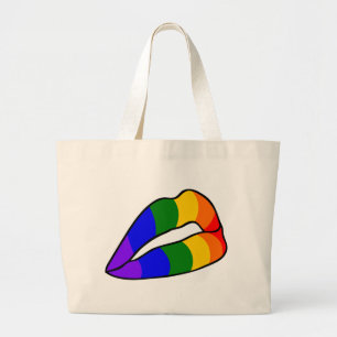GRAND TOTE BAG DRAPEAU D'ARC-EN-CIEL