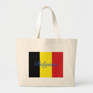 Grand Tote Bag Drapeau de Belgique