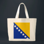 Grand Tote Bag Drapeau de Bosnie-Herzégovine<br><div class="desc">Drapeau de Bosnie-Herzégovine</div>
