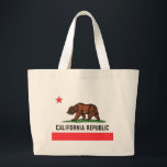 GRAND TOTE BAG DRAPEAU DE CALIFORNIE<br><div class="desc">Drapeau de l'État d'Or</div>