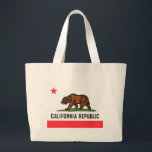 GRAND TOTE BAG DRAPEAU DE CALIFORNIE<br><div class="desc">Drapeau de l'État d'Or</div>