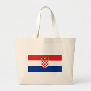 Grand Tote Bag Drapeau de Croatie