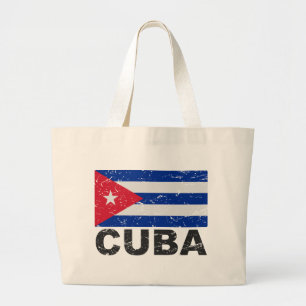 Grand Tote Bag Drapeau de cru du Cuba