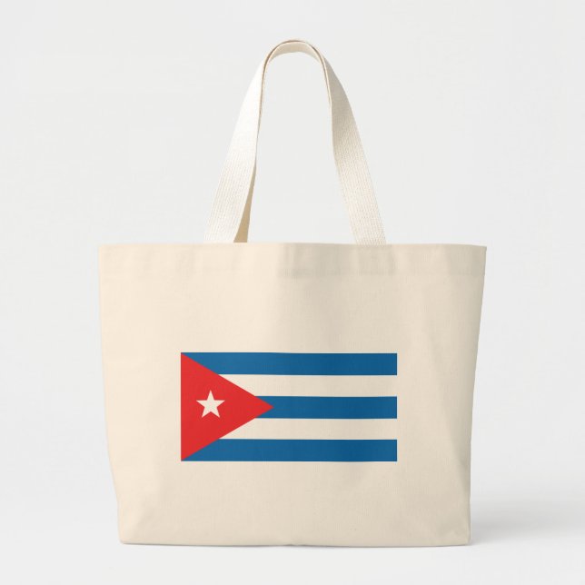 Grand Tote Bag Drapeau de Cuba (Devant)